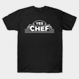 Yes, Chef Art Deco T-Shirt